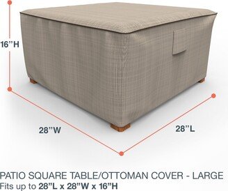 Budge StormBlock™ Mojave Black Ivory Patio Table Cover