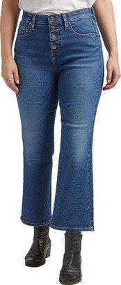 Phoebe High Waist Crop Bootcut Jeans