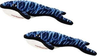 Tuffy Ocean Creature Whale, 2-Pack Dog Toys