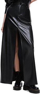 Rye Faux Leather Maxi Skirt