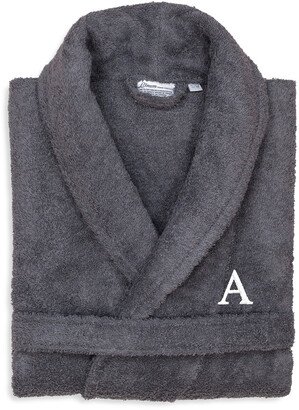 Monogrammed Unisex Large Terry Bathrobe, (A-Z)-AA