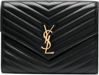 Cassandre matelassé leather clutch bag