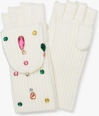 Embellished Pop Top Gloves