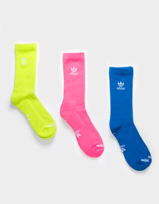 Trefoil 3 Pack Crew Socks-AA