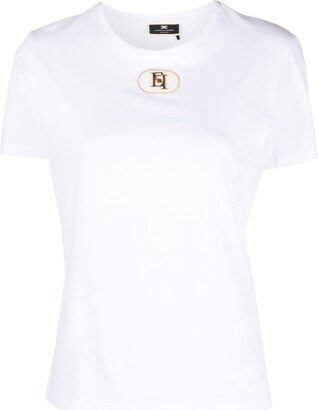 logo-plaque cotton T-shirt