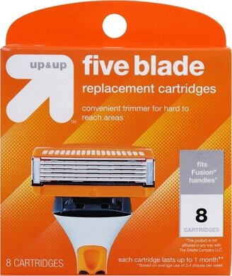 Men's Five Blade FITS Cartridges 8ct - up & up™