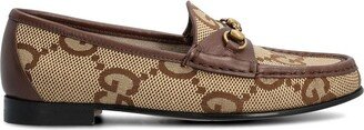 GG Round Toe Horsebit Loafers