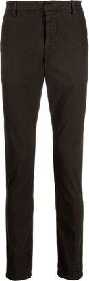 Cotton Straight-Leg Trousers-AE