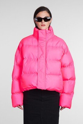 Puffer In Rose-pink Polyester