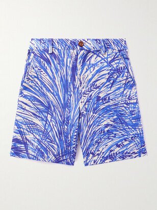 Loris Printed Linen Bermuda Shorts