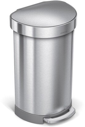 45L Semi Round Step Trash Can