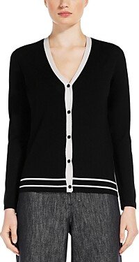 Semele Virgin Wool V Neck Cardigan