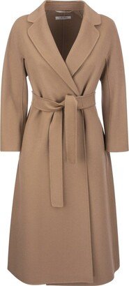 'S Max Mara Belted Long-Sleeved Coat-AP