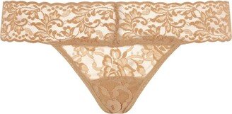 Low-Rise Lace Thong