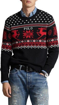 Reindeer Cotton & Cashmere Sweater