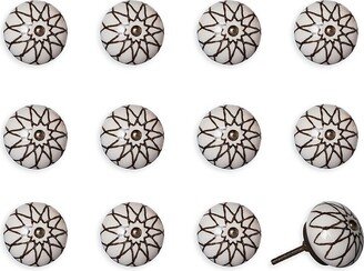 KNOB IT 12-Piece Ceramic Cabinet & Door Knob Set