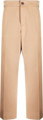 Straight-Leg Tailored Trousers-FG