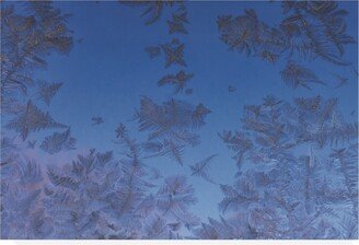 Kurt Shaffer Photographs Ice crystals against a blue sky Canvas Art - 36.5 x 48