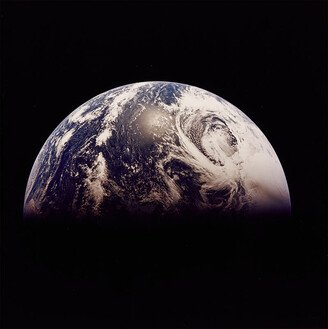 Apollo 13 Earth View from Getty Images