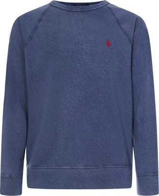 Logo Embroidered Sweatshirt-AA