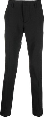 Mid-Rise Tapered Trousers-BI