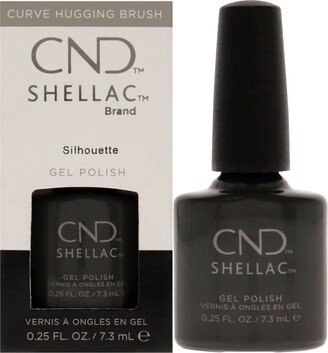 Shellac Nail Color - Silhouette by for Women - 0.25 oz Nail Polish