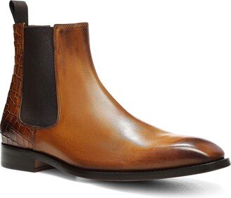 Sloan Croc Embossed Chelsea Boot