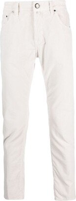 Logo-Patch Tapered-Leg Trousers-AC