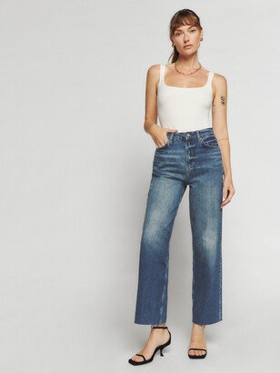 Wilder High Rise Wide Leg Cropped Jeans-AC