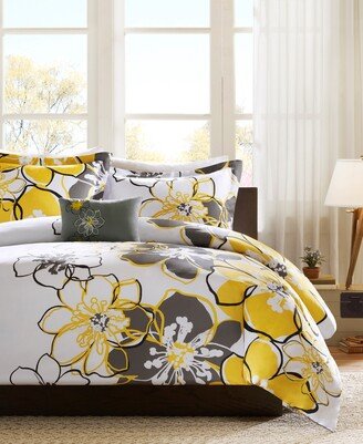 Mi Zone Allison 4-Pc. Duvet Cover Set, Full/Queen