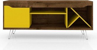 Baxter TV Stand for TVs up to 50 Rustic Brown/Yellow