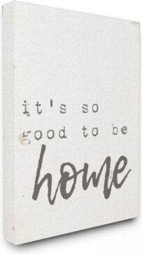 Its So Good To Be Home Typewriter Typography Art Collection