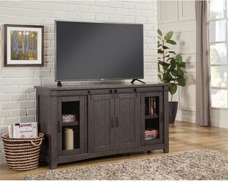 Sierra 65 Solid Wood TV Stand Gray Finish - Martin Svensson Home