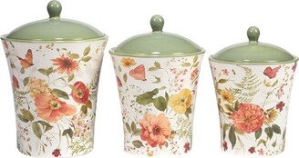 Nature's Song 3Pc Canister Set