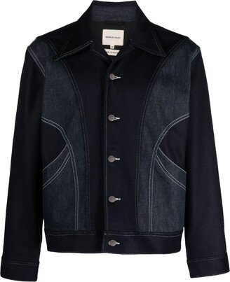 Panelled-Design Denim Jacket