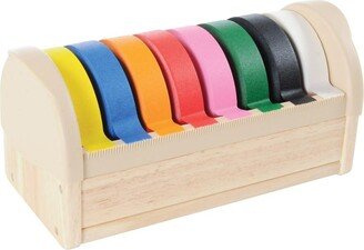 Kaplan Early Learning Tape Dispenser with 8 Rolls of Tape