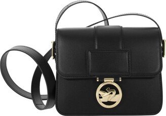 Logo Plaque Fold-Over Crossbody Bag