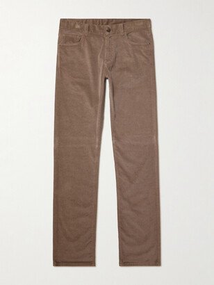 Slim-Fit Stretch-Cotton and Modal-Blend Corduroy Trousers