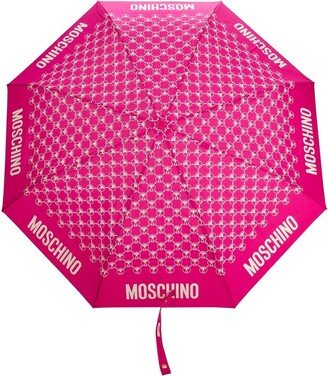 Monogram-Print Umbrella-AB