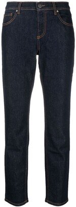 Low-Rise Slim-Cut Jeans-AA