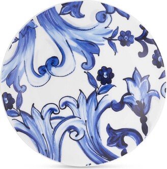 Set Of Two Floral-Print Dessert Plates