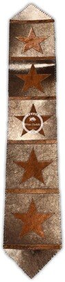 Cowhide Table Runner With Stars | 12