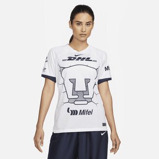 Pumas UNAM 2023/24 Stadium Home Women's Dri-FIT Soccer Jersey in White