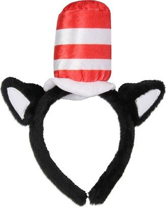 Seven Times Six Dr. Seuss Cat In The Hat Costume Headbands For Women Men Black