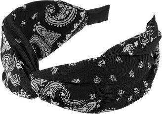 Unique Bargains Women's Knotted Wide Headband 2.44