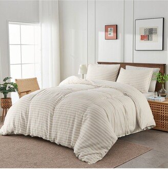 Linen Stripe Duvet Cover Set