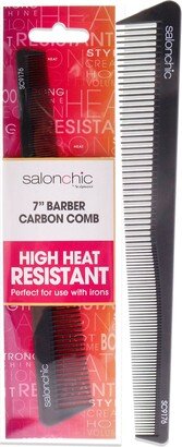 Barber Taper Carbon Comb High Heat Resistant 7 by SalonChic for Unisex - 1 Pc Comb