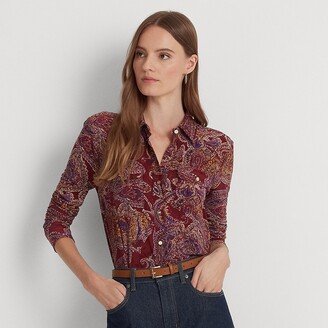 Ralph Lauren Paisley Stretch Jersey Shirt