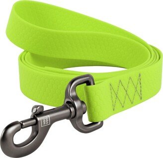 Waudog Waterproof dog leash, W 15 mm, L 122 cm lime green