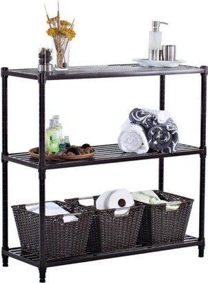 No 36W x 14D x 35H 3-Shelf Slat Shelving